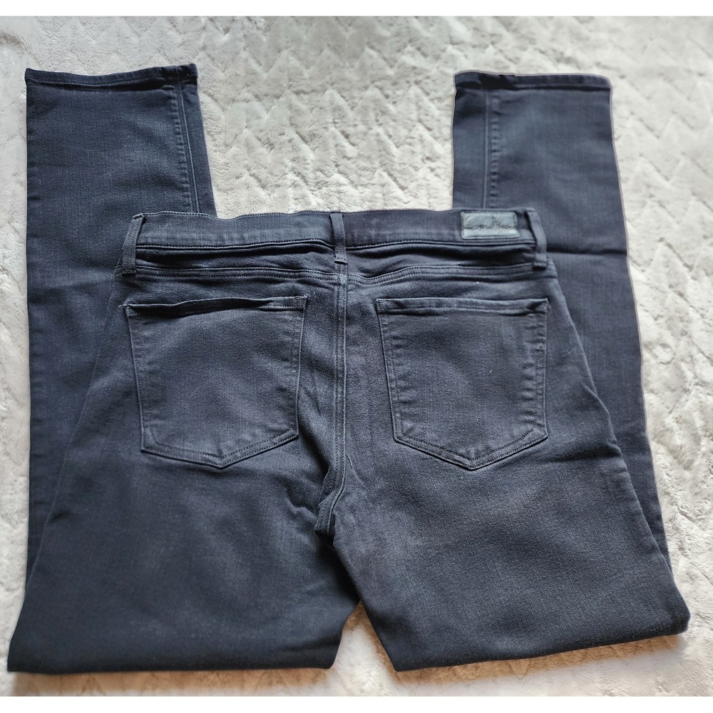 Express Mid Rise Black Stretch Skinny Pants Womens 10R Slim Fit Jeans